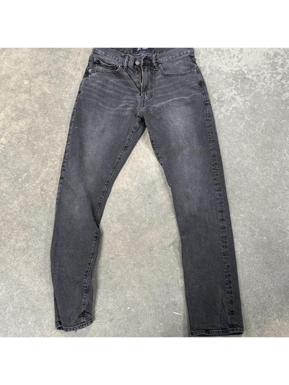 Gap black straight leg jeans